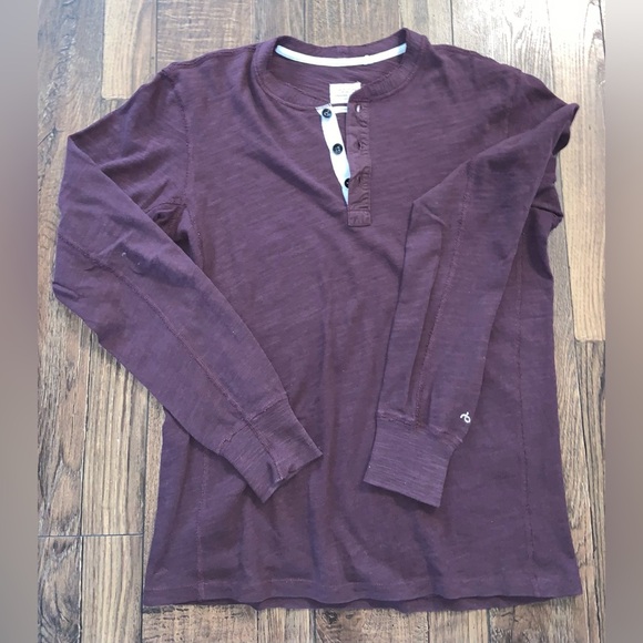 Rag & bone Henley mens S designer classic long sleeve button nwot $190 spring - Picture 4 of 5